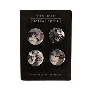 Taylor Swift TTPD Pin Set